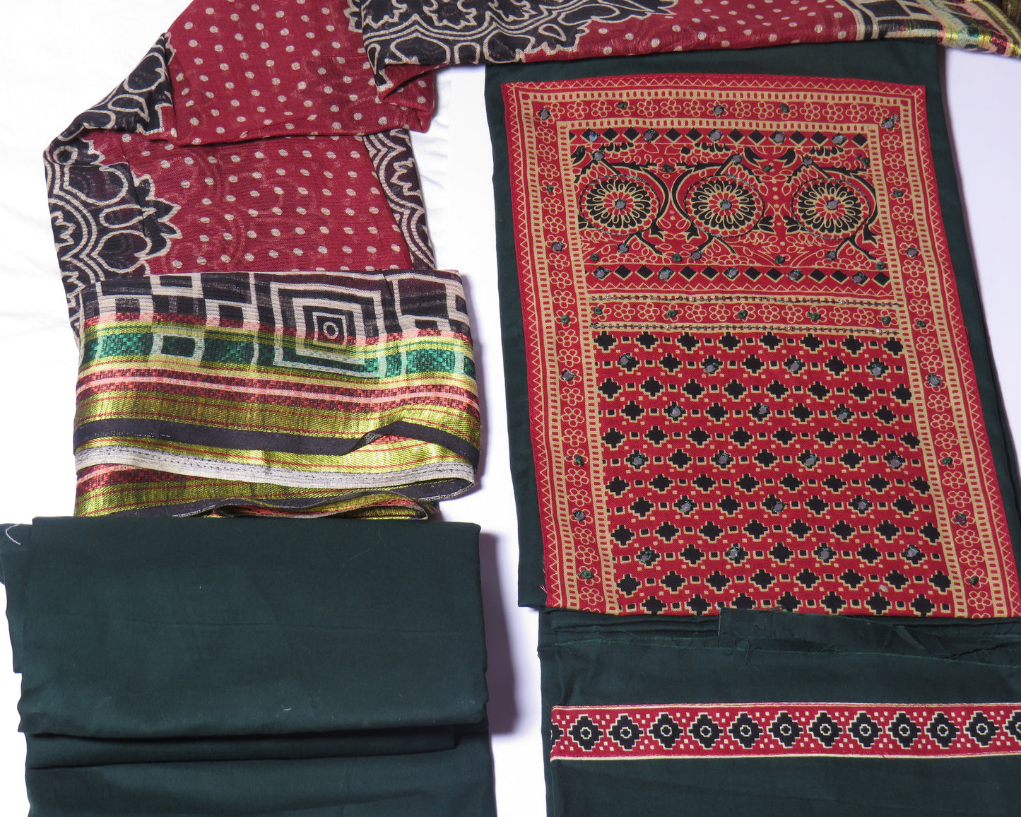 Cotton Printed Unstitched Salwar Suit - KVC1003