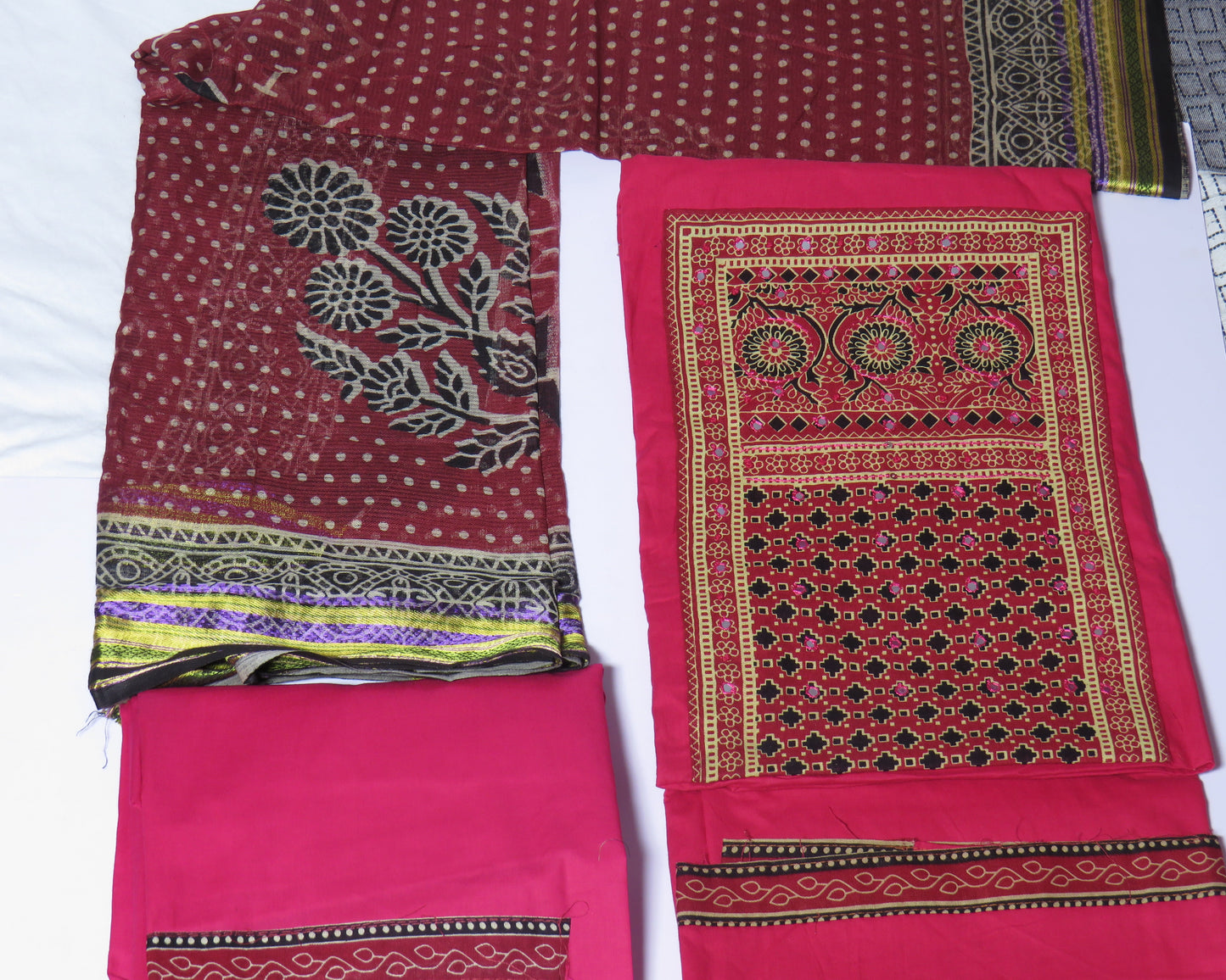 Cotton Printed Unstitched Salwar Suit - KVC1003